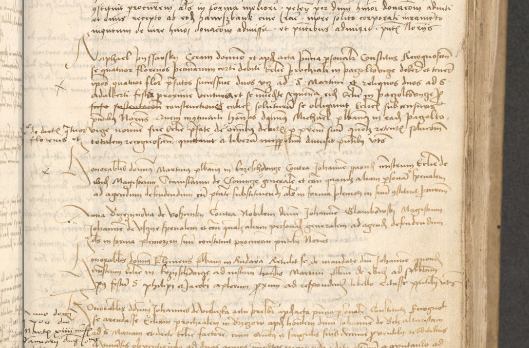 Zdjęcie nr 272 dla obiektu archiwalnego: Acta causarum coram venerendo patre domino Johanne de Goslaw canonico, vicario in spiritualibus generali Cracoviensi ad annum millesimum quadringentesimum nonagesimum octavum, indicione prima, pontificatus sanctissimi domini nostri domini Allexandri pape sexti, anno ipsius sexto