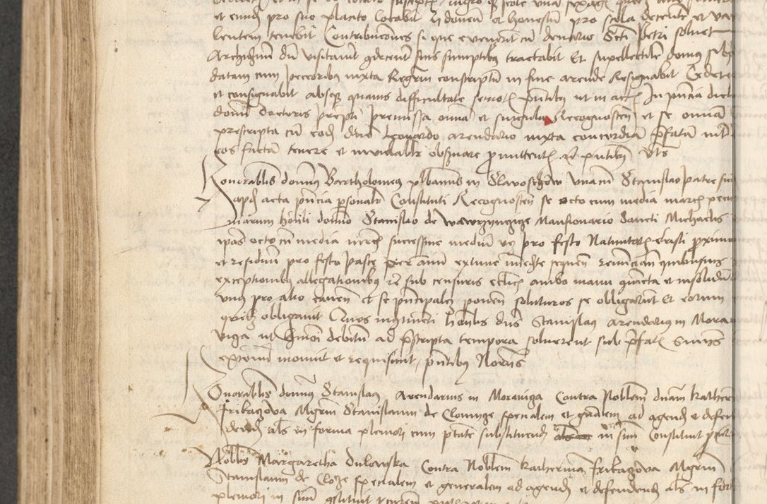 Zdjęcie nr 263 dla obiektu archiwalnego: Acta causarum coram venerendo patre domino Johanne de Goslaw canonico, vicario in spiritualibus generali Cracoviensi ad annum millesimum quadringentesimum nonagesimum octavum, indicione prima, pontificatus sanctissimi domini nostri domini Allexandri pape sexti, anno ipsius sexto