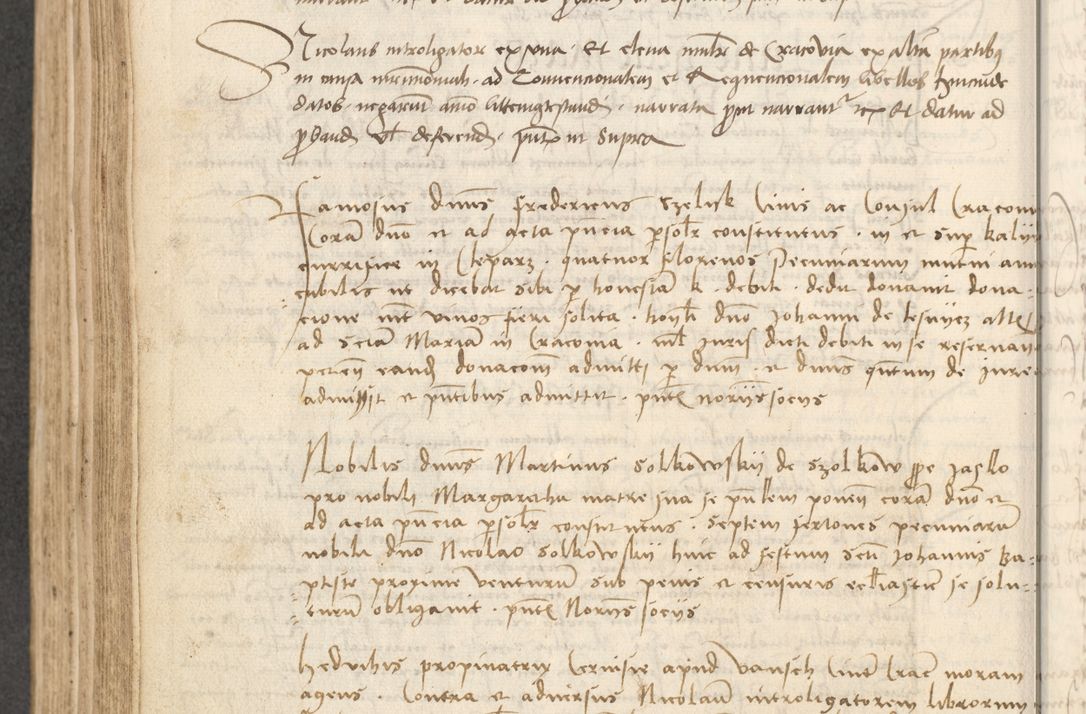 Zdjęcie nr 251 dla obiektu archiwalnego: Acta causarum coram venerendo patre domino Johanne de Goslaw canonico, vicario in spiritualibus generali Cracoviensi ad annum millesimum quadringentesimum nonagesimum octavum, indicione prima, pontificatus sanctissimi domini nostri domini Allexandri pape sexti, anno ipsius sexto