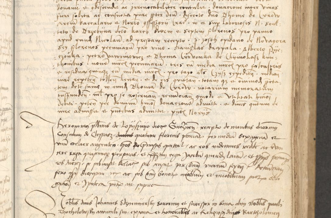 Zdjęcie nr 244 dla obiektu archiwalnego: Acta causarum coram venerendo patre domino Johanne de Goslaw canonico, vicario in spiritualibus generali Cracoviensi ad annum millesimum quadringentesimum nonagesimum octavum, indicione prima, pontificatus sanctissimi domini nostri domini Allexandri pape sexti, anno ipsius sexto