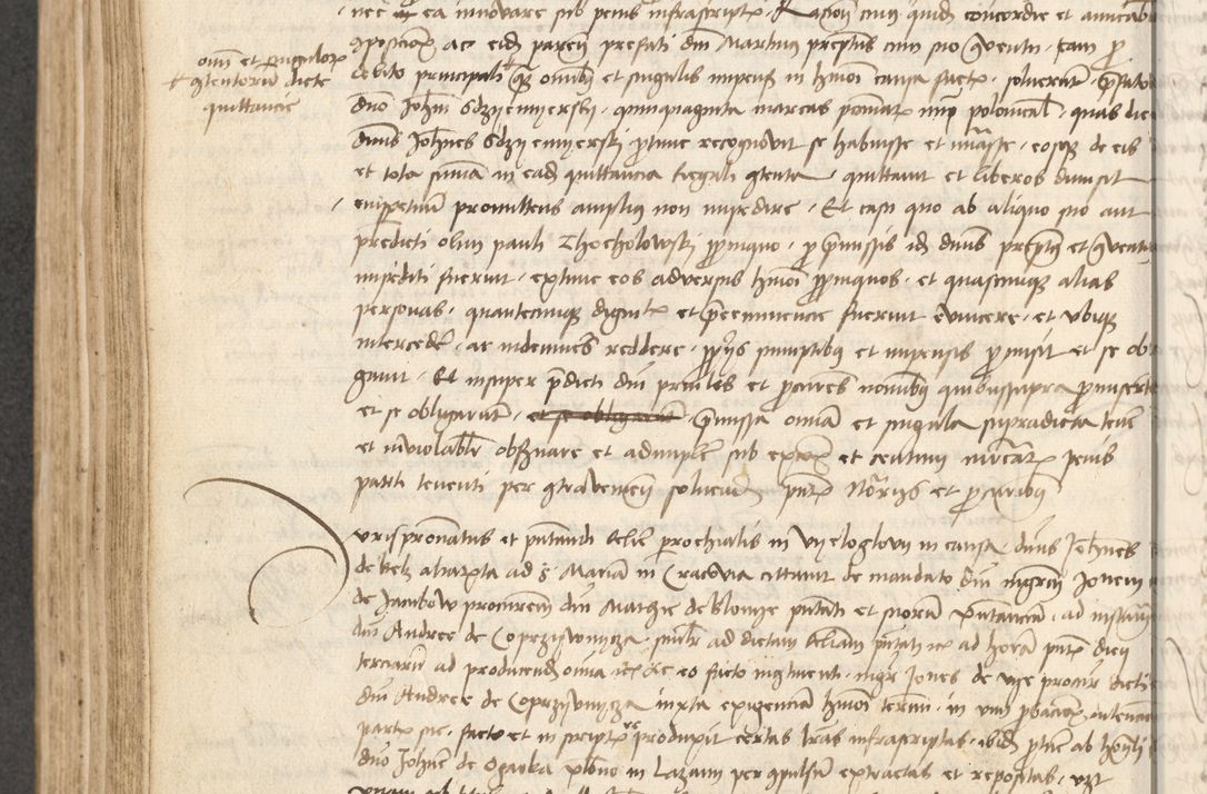 Zdjęcie nr 245 dla obiektu archiwalnego: Acta causarum coram venerendo patre domino Johanne de Goslaw canonico, vicario in spiritualibus generali Cracoviensi ad annum millesimum quadringentesimum nonagesimum octavum, indicione prima, pontificatus sanctissimi domini nostri domini Allexandri pape sexti, anno ipsius sexto