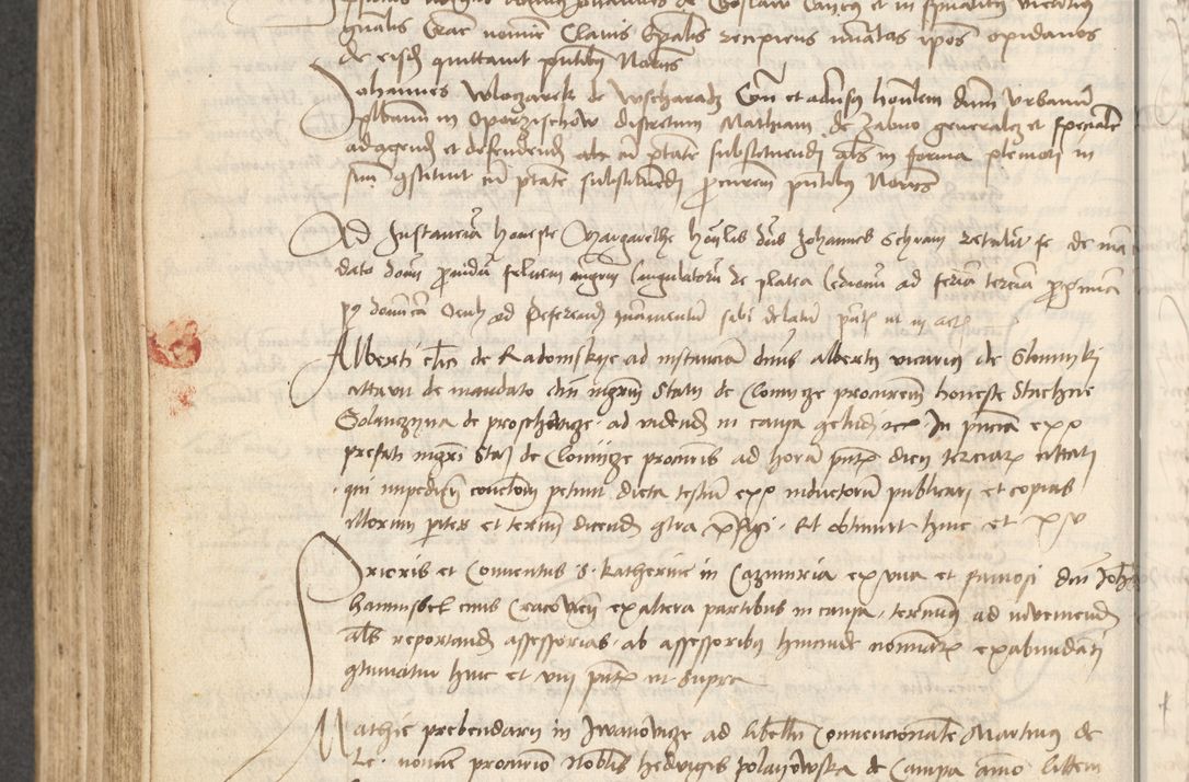 Zdjęcie nr 247 dla obiektu archiwalnego: Acta causarum coram venerendo patre domino Johanne de Goslaw canonico, vicario in spiritualibus generali Cracoviensi ad annum millesimum quadringentesimum nonagesimum octavum, indicione prima, pontificatus sanctissimi domini nostri domini Allexandri pape sexti, anno ipsius sexto