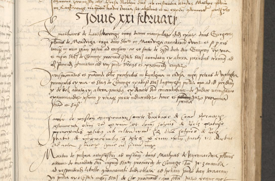 Zdjęcie nr 236 dla obiektu archiwalnego: Acta causarum coram venerendo patre domino Johanne de Goslaw canonico, vicario in spiritualibus generali Cracoviensi ad annum millesimum quadringentesimum nonagesimum octavum, indicione prima, pontificatus sanctissimi domini nostri domini Allexandri pape sexti, anno ipsius sexto