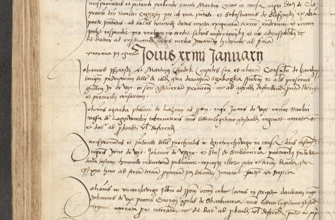 Zdjęcie nr 217 dla obiektu archiwalnego: Acta causarum coram venerendo patre domino Johanne de Goslaw canonico, vicario in spiritualibus generali Cracoviensi ad annum millesimum quadringentesimum nonagesimum octavum, indicione prima, pontificatus sanctissimi domini nostri domini Allexandri pape sexti, anno ipsius sexto