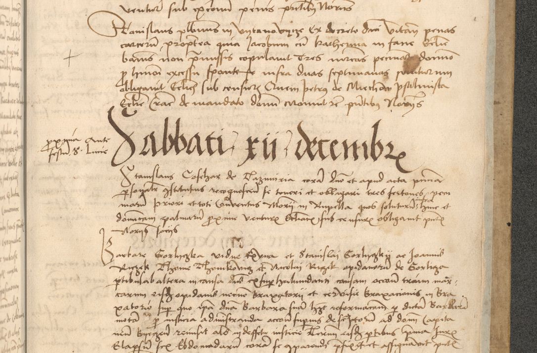 Zdjęcie nr 654 dla obiektu archiwalnego: Acta causarum coram venerendo patre domino Johanne de Goslaw canonico, vicario in spiritualibus generali Cracoviensi ad annum millesimum quadringentesimum nonagesimum octavum, indicione prima, pontificatus sanctissimi domini nostri domini Allexandri pape sexti, anno ipsius sexto