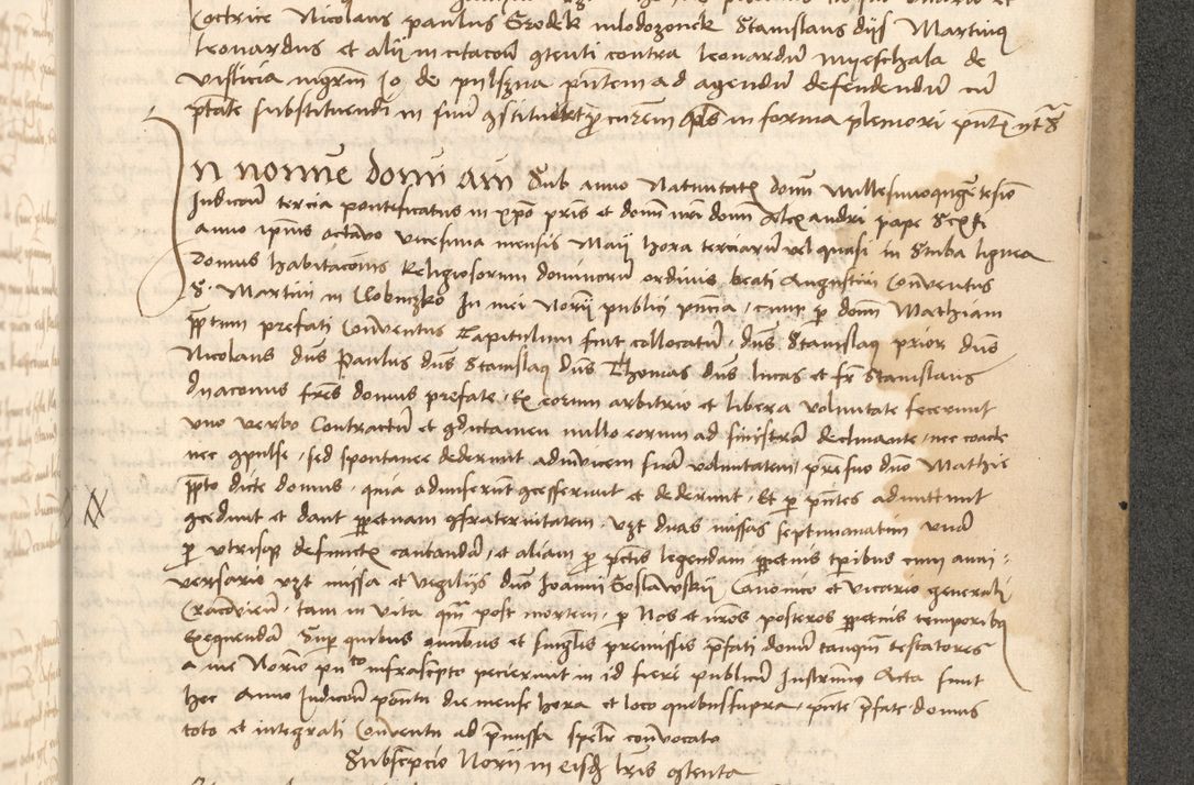 Zdjęcie nr 628 dla obiektu archiwalnego: Acta causarum coram venerendo patre domino Johanne de Goslaw canonico, vicario in spiritualibus generali Cracoviensi ad annum millesimum quadringentesimum nonagesimum octavum, indicione prima, pontificatus sanctissimi domini nostri domini Allexandri pape sexti, anno ipsius sexto