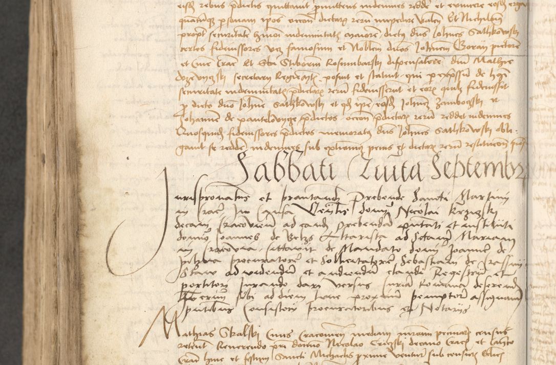 Zdjęcie nr 591 dla obiektu archiwalnego: Acta causarum coram venerendo patre domino Johanne de Goslaw canonico, vicario in spiritualibus generali Cracoviensi ad annum millesimum quadringentesimum nonagesimum octavum, indicione prima, pontificatus sanctissimi domini nostri domini Allexandri pape sexti, anno ipsius sexto