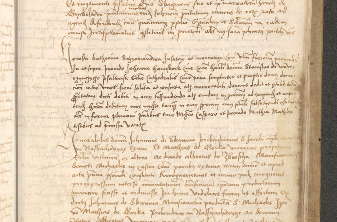 Zdjęcie nr 594 dla obiektu archiwalnego: Acta causarum coram venerendo patre domino Johanne de Goslaw canonico, vicario in spiritualibus generali Cracoviensi ad annum millesimum quadringentesimum nonagesimum octavum, indicione prima, pontificatus sanctissimi domini nostri domini Allexandri pape sexti, anno ipsius sexto