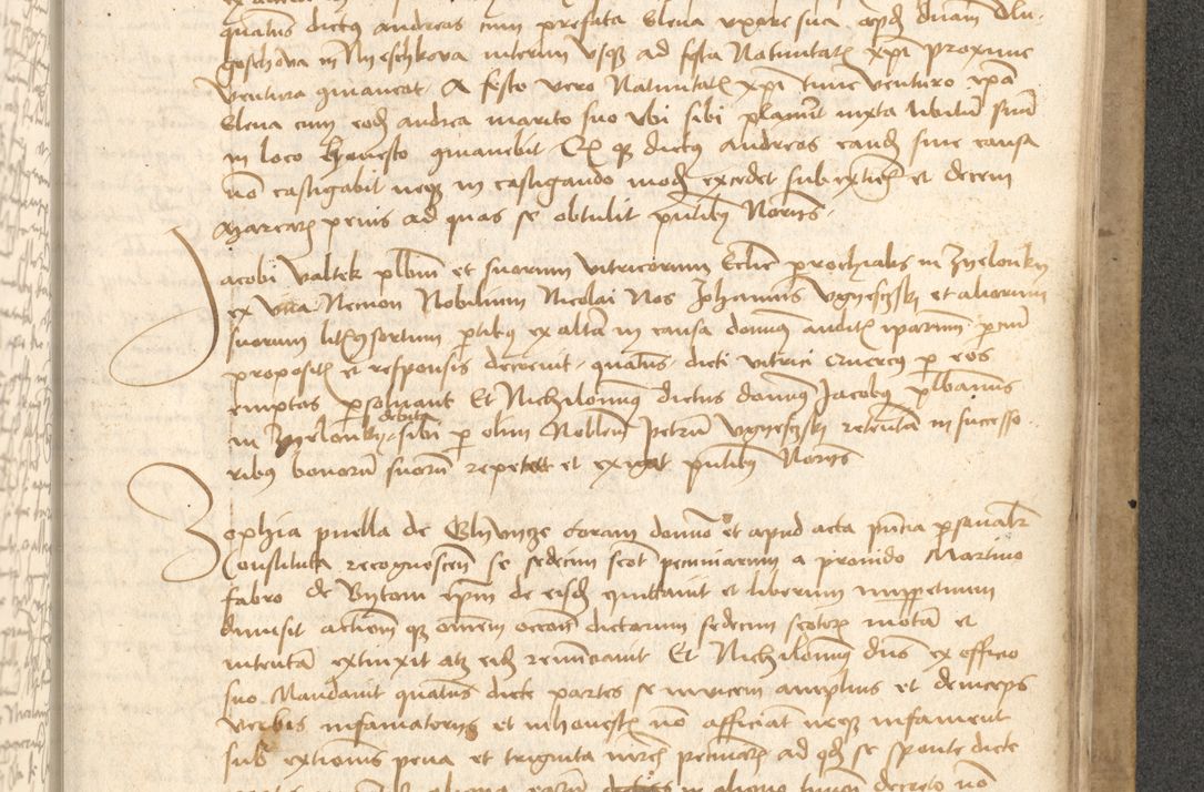 Zdjęcie nr 586 dla obiektu archiwalnego: Acta causarum coram venerendo patre domino Johanne de Goslaw canonico, vicario in spiritualibus generali Cracoviensi ad annum millesimum quadringentesimum nonagesimum octavum, indicione prima, pontificatus sanctissimi domini nostri domini Allexandri pape sexti, anno ipsius sexto