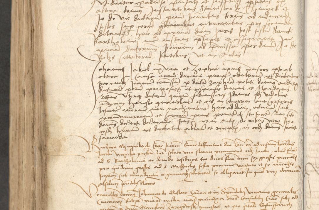 Zdjęcie nr 571 dla obiektu archiwalnego: Acta causarum coram venerendo patre domino Johanne de Goslaw canonico, vicario in spiritualibus generali Cracoviensi ad annum millesimum quadringentesimum nonagesimum octavum, indicione prima, pontificatus sanctissimi domini nostri domini Allexandri pape sexti, anno ipsius sexto