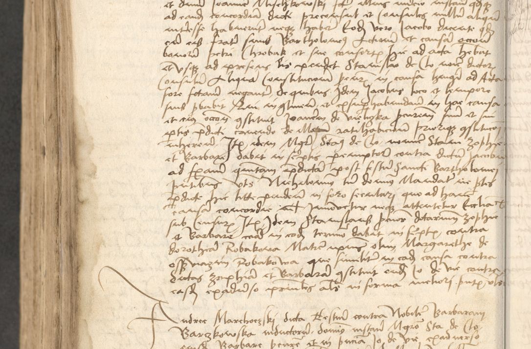 Zdjęcie nr 567 dla obiektu archiwalnego: Acta causarum coram venerendo patre domino Johanne de Goslaw canonico, vicario in spiritualibus generali Cracoviensi ad annum millesimum quadringentesimum nonagesimum octavum, indicione prima, pontificatus sanctissimi domini nostri domini Allexandri pape sexti, anno ipsius sexto