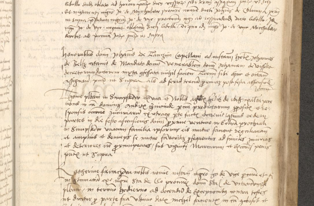 Zdjęcie nr 540 dla obiektu archiwalnego: Acta causarum coram venerendo patre domino Johanne de Goslaw canonico, vicario in spiritualibus generali Cracoviensi ad annum millesimum quadringentesimum nonagesimum octavum, indicione prima, pontificatus sanctissimi domini nostri domini Allexandri pape sexti, anno ipsius sexto