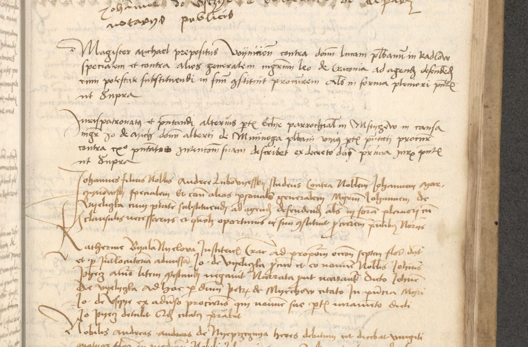 Zdjęcie nr 534 dla obiektu archiwalnego: Acta causarum coram venerendo patre domino Johanne de Goslaw canonico, vicario in spiritualibus generali Cracoviensi ad annum millesimum quadringentesimum nonagesimum octavum, indicione prima, pontificatus sanctissimi domini nostri domini Allexandri pape sexti, anno ipsius sexto