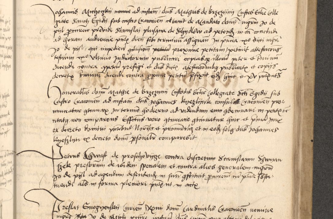 Zdjęcie nr 506 dla obiektu archiwalnego: Acta causarum coram venerendo patre domino Johanne de Goslaw canonico, vicario in spiritualibus generali Cracoviensi ad annum millesimum quadringentesimum nonagesimum octavum, indicione prima, pontificatus sanctissimi domini nostri domini Allexandri pape sexti, anno ipsius sexto