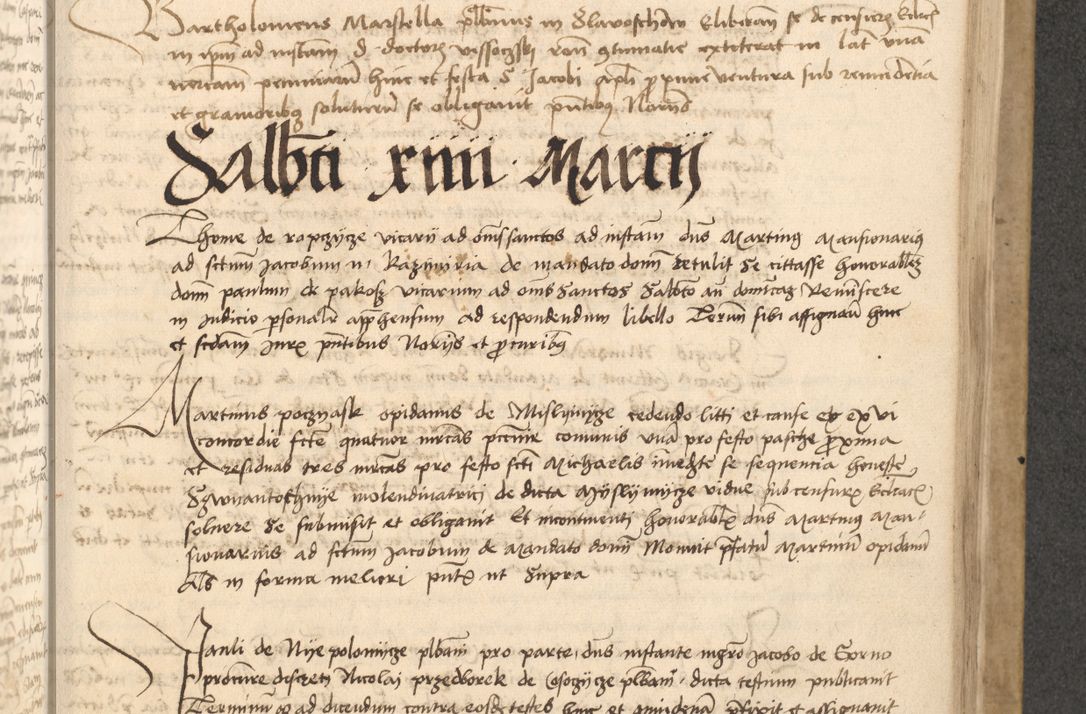 Zdjęcie nr 498 dla obiektu archiwalnego: Acta causarum coram venerendo patre domino Johanne de Goslaw canonico, vicario in spiritualibus generali Cracoviensi ad annum millesimum quadringentesimum nonagesimum octavum, indicione prima, pontificatus sanctissimi domini nostri domini Allexandri pape sexti, anno ipsius sexto