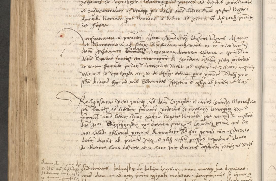 Zdjęcie nr 475 dla obiektu archiwalnego: Acta causarum coram venerendo patre domino Johanne de Goslaw canonico, vicario in spiritualibus generali Cracoviensi ad annum millesimum quadringentesimum nonagesimum octavum, indicione prima, pontificatus sanctissimi domini nostri domini Allexandri pape sexti, anno ipsius sexto