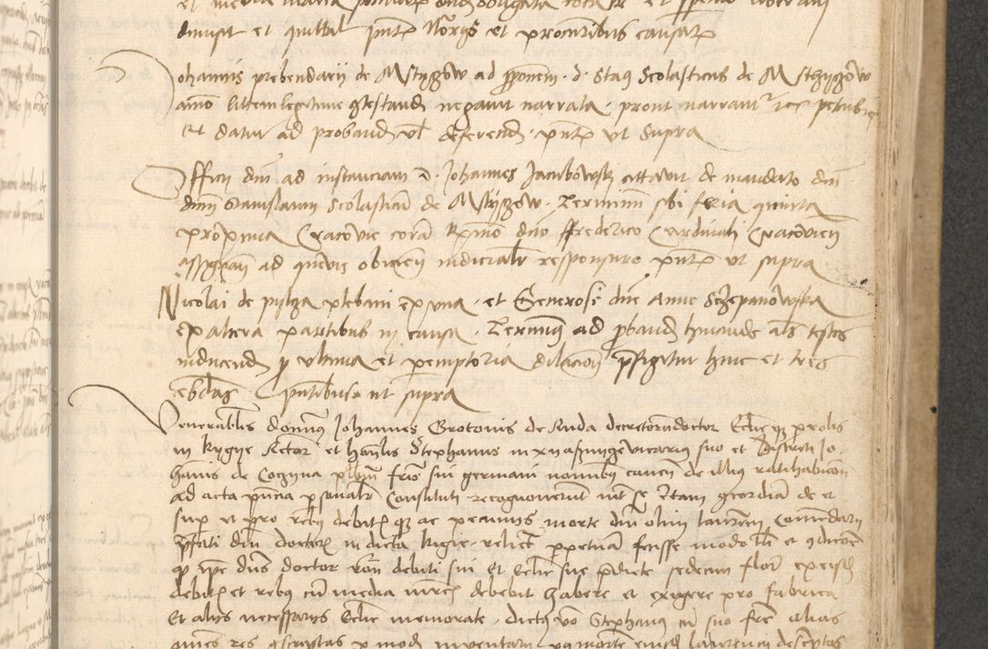 Zdjęcie nr 424 dla obiektu archiwalnego: Acta causarum coram venerendo patre domino Johanne de Goslaw canonico, vicario in spiritualibus generali Cracoviensi ad annum millesimum quadringentesimum nonagesimum octavum, indicione prima, pontificatus sanctissimi domini nostri domini Allexandri pape sexti, anno ipsius sexto