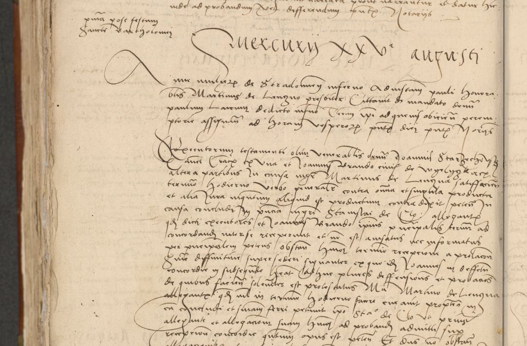 Zdjęcie nr 549 dla obiektu archiwalnego: [Acta actorum officialia coram Johanne de Starzechowicze]