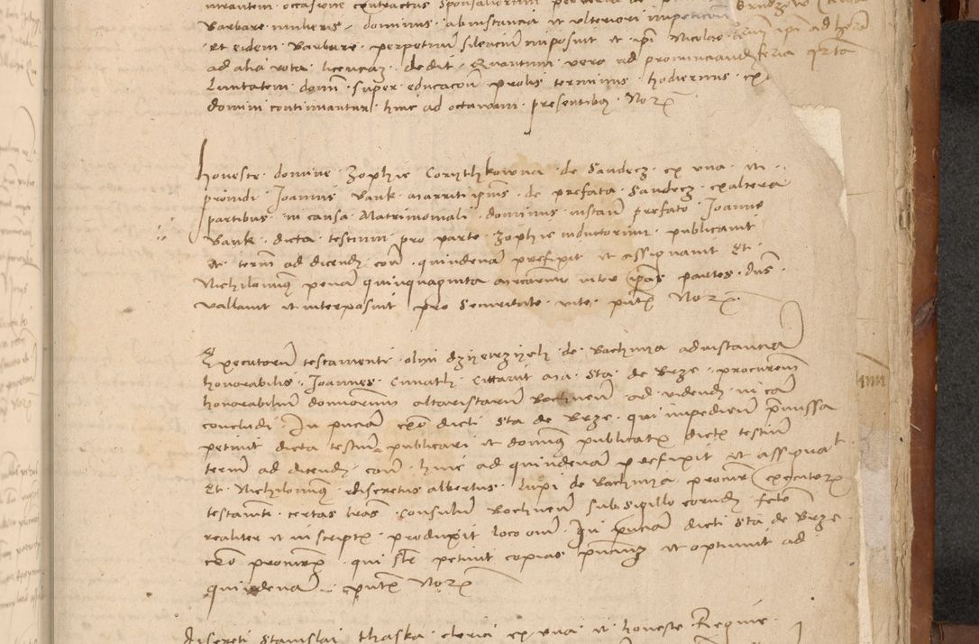 Zdjęcie nr 514 dla obiektu archiwalnego: [Acta actorum officialia coram Johanne de Starzechowicze]