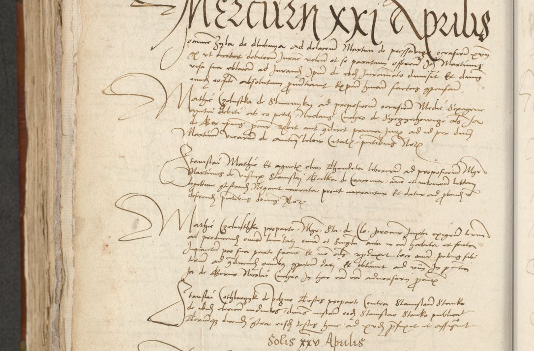 Zdjęcie nr 465 dla obiektu archiwalnego: [Acta actorum officialia coram Johanne de Starzechowicze]