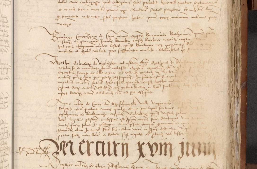 Zdjęcie nr 410 dla obiektu archiwalnego: [Acta actorum officialia coram Johanne de Starzechowicze]