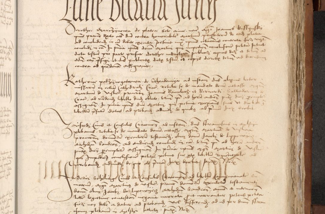 Zdjęcie nr 406 dla obiektu archiwalnego: [Acta actorum officialia coram Johanne de Starzechowicze]