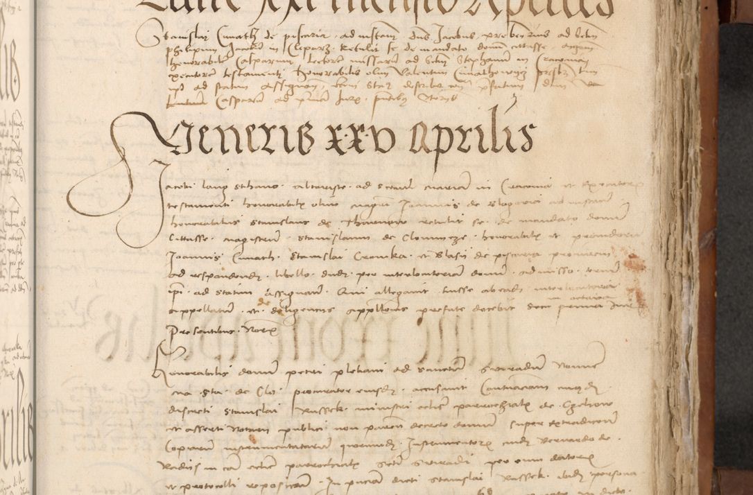 Zdjęcie nr 390 dla obiektu archiwalnego: [Acta actorum officialia coram Johanne de Starzechowicze]