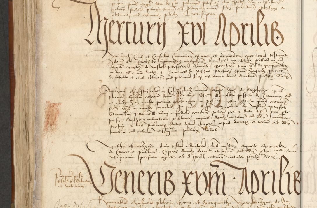 Zdjęcie nr 389 dla obiektu archiwalnego: [Acta actorum officialia coram Johanne de Starzechowicze]