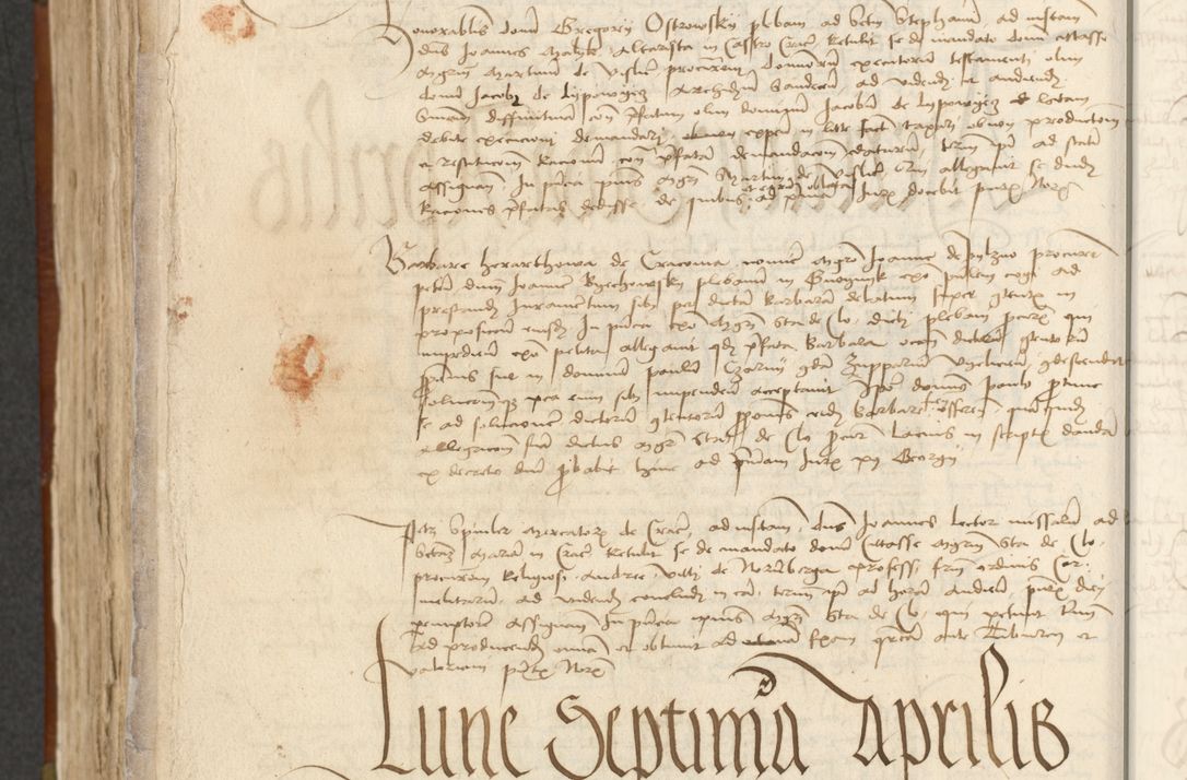 Zdjęcie nr 385 dla obiektu archiwalnego: [Acta actorum officialia coram Johanne de Starzechowicze]