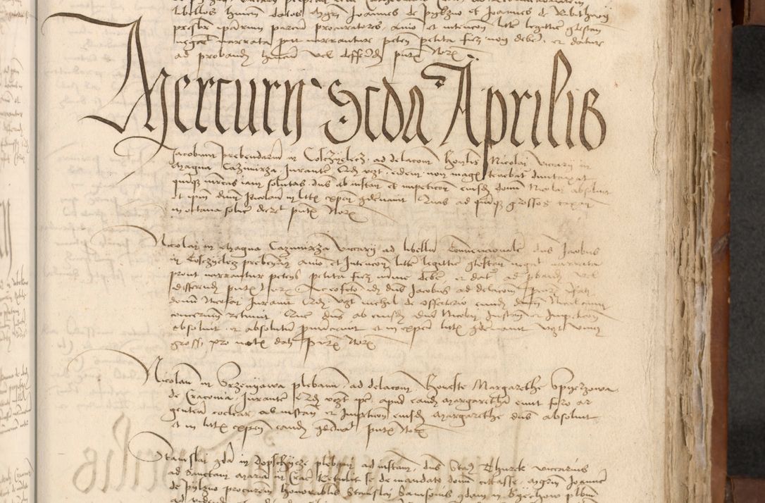 Zdjęcie nr 384 dla obiektu archiwalnego: [Acta actorum officialia coram Johanne de Starzechowicze]