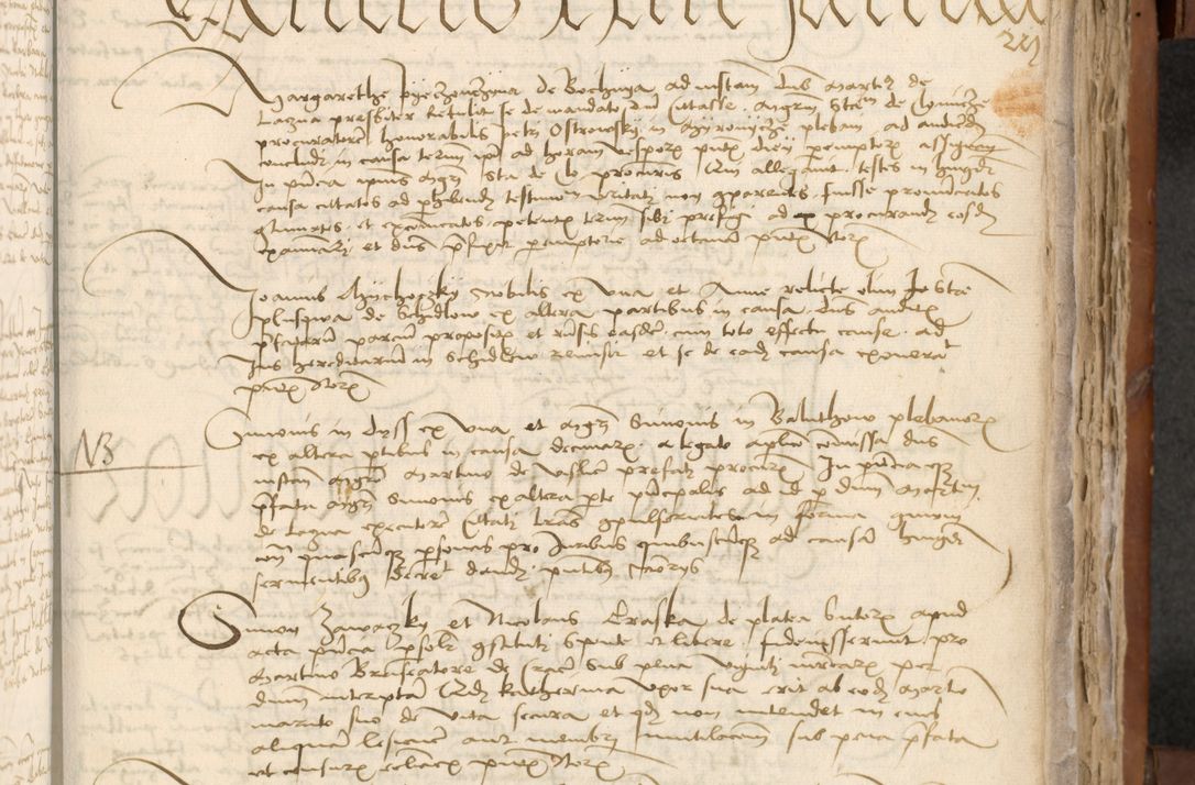 Zdjęcie nr 336 dla obiektu archiwalnego: [Acta actorum officialia coram Johanne de Starzechowicze]