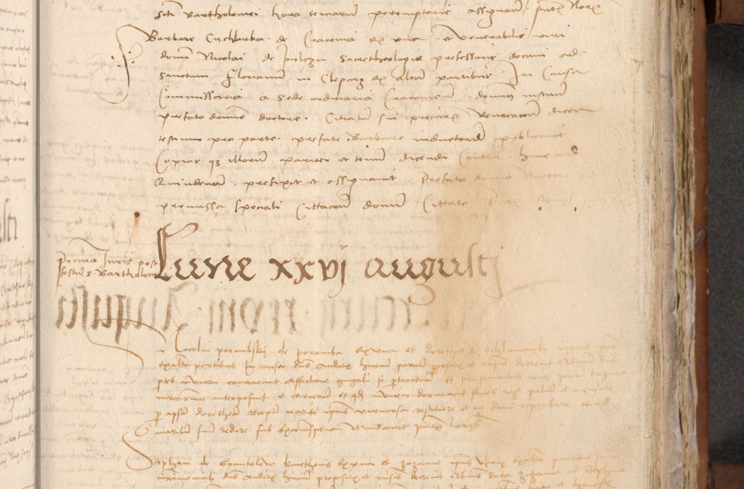 Zdjęcie nr 276 dla obiektu archiwalnego: [Acta actorum officialia coram Johanne de Starzechowicze]