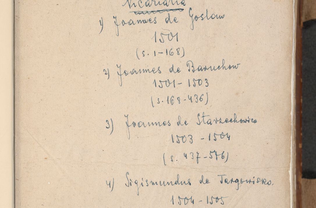 Zdjęcie nr 4 dla obiektu archiwalnego: [Acta actorum vicarialia coram Johanne de Goslaw]