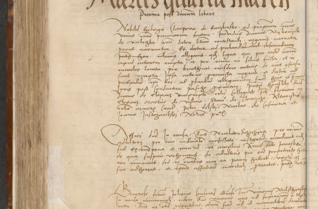 Zdjęcie nr 707 dla obiektu archiwalnego: [Acta actorum vicarialia coram Johanne de Goslaw]