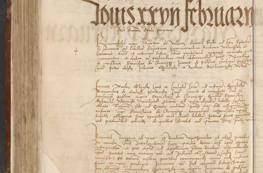 Zdjęcie nr 705 dla obiektu archiwalnego: [Acta actorum vicarialia coram Johanne de Goslaw]