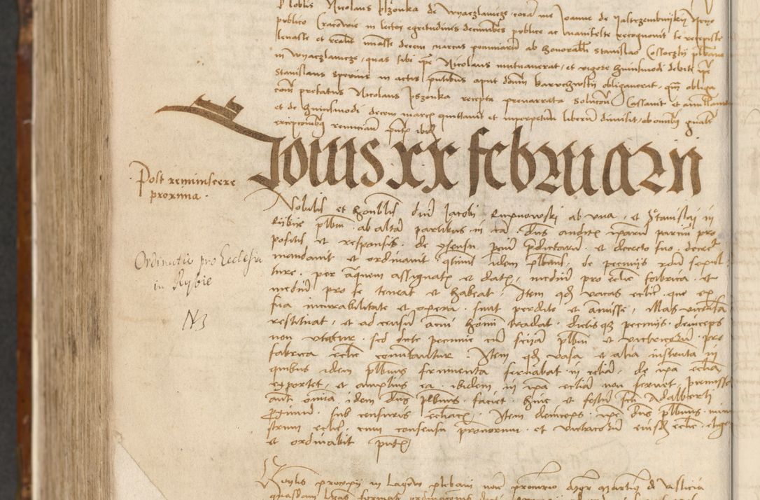 Zdjęcie nr 701 dla obiektu archiwalnego: [Acta actorum vicarialia coram Johanne de Goslaw]