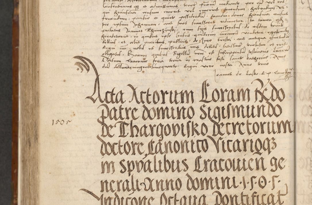 Zdjęcie nr 673 dla obiektu archiwalnego: [Acta actorum vicarialia coram Johanne de Goslaw]