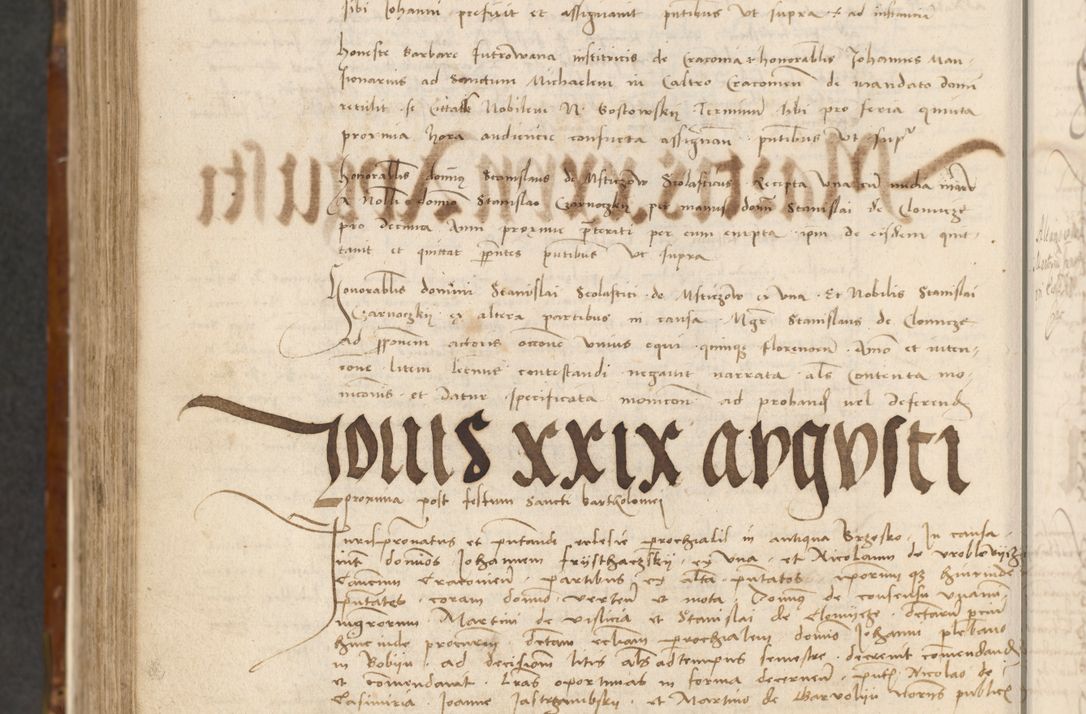 Zdjęcie nr 619 dla obiektu archiwalnego: [Acta actorum vicarialia coram Johanne de Goslaw]