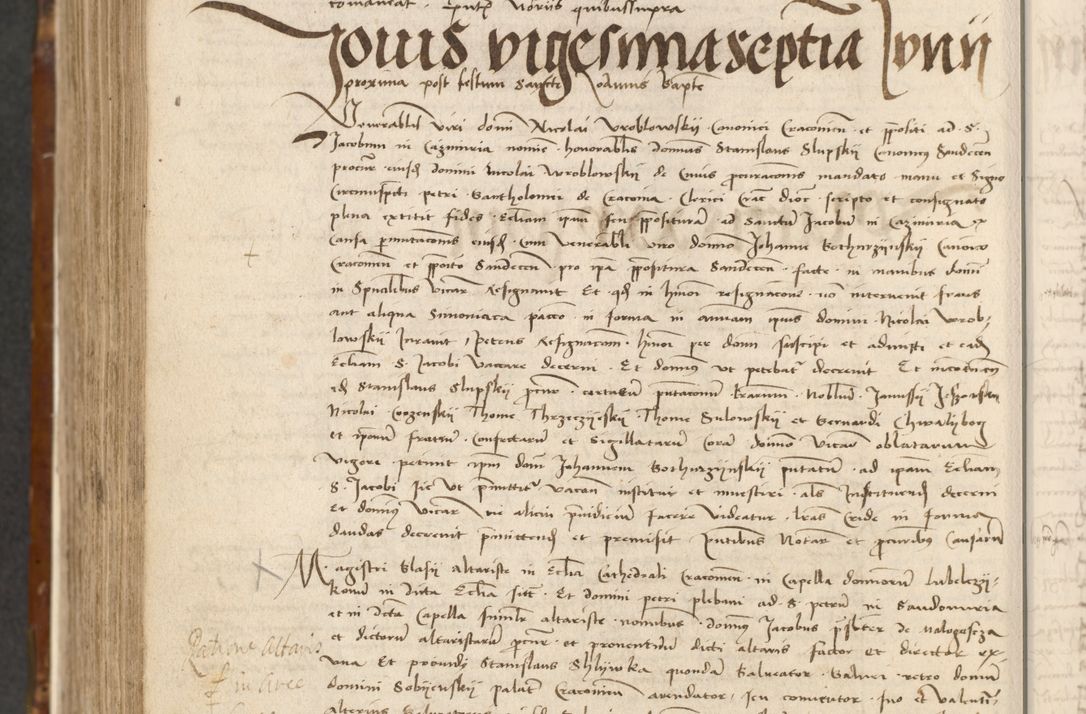 Zdjęcie nr 601 dla obiektu archiwalnego: [Acta actorum vicarialia coram Johanne de Goslaw]