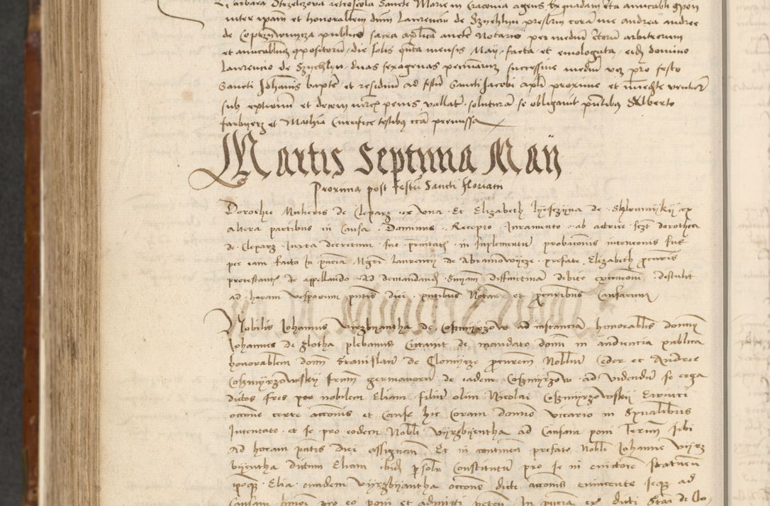 Zdjęcie nr 583 dla obiektu archiwalnego: [Acta actorum vicarialia coram Johanne de Goslaw]