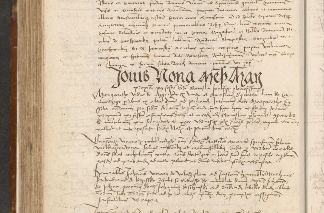 Zdjęcie nr 585 dla obiektu archiwalnego: [Acta actorum vicarialia coram Johanne de Goslaw]