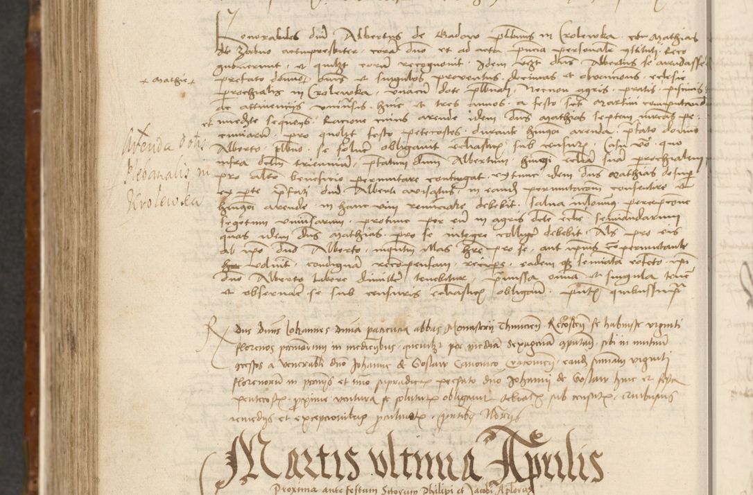 Zdjęcie nr 581 dla obiektu archiwalnego: [Acta actorum vicarialia coram Johanne de Goslaw]