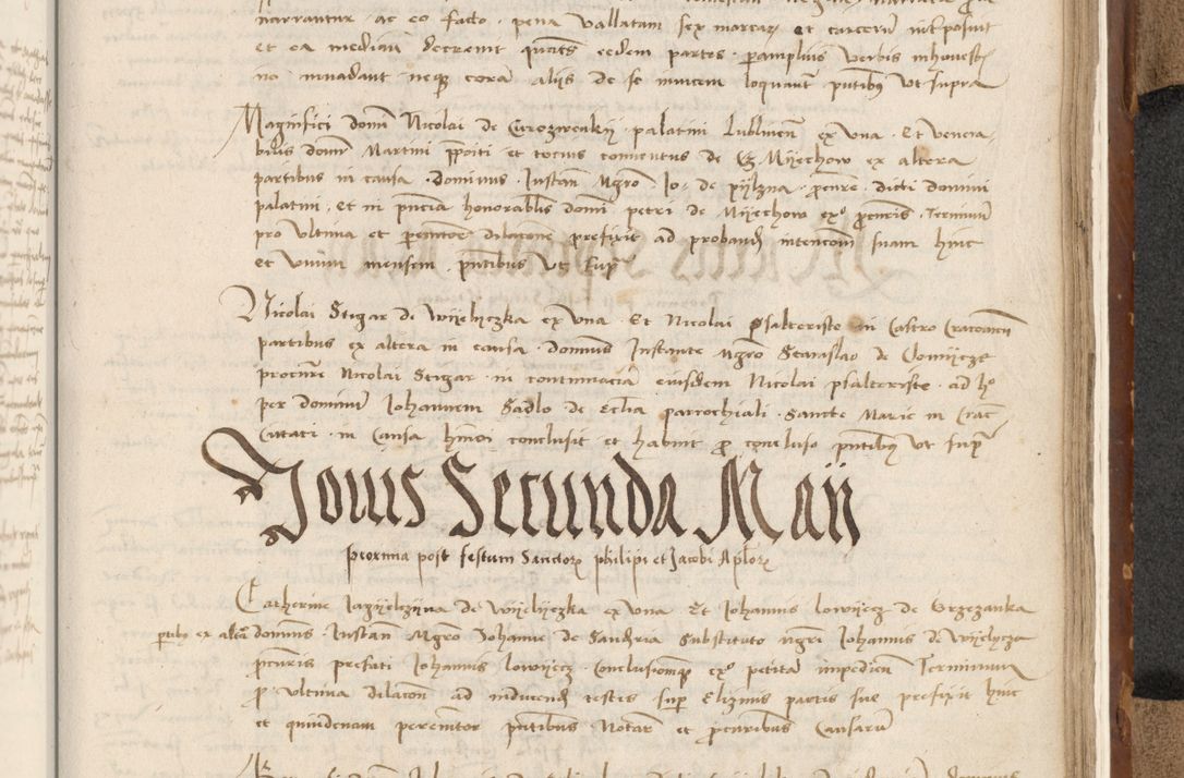 Zdjęcie nr 582 dla obiektu archiwalnego: [Acta actorum vicarialia coram Johanne de Goslaw]