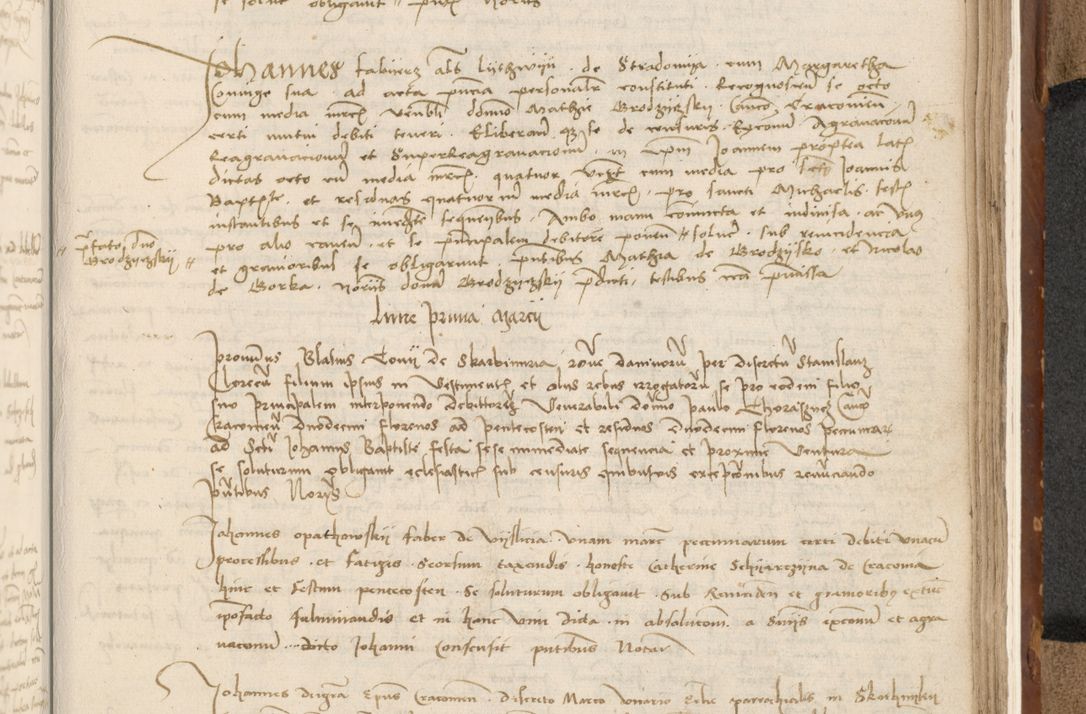 Zdjęcie nr 570 dla obiektu archiwalnego: [Acta actorum vicarialia coram Johanne de Goslaw]