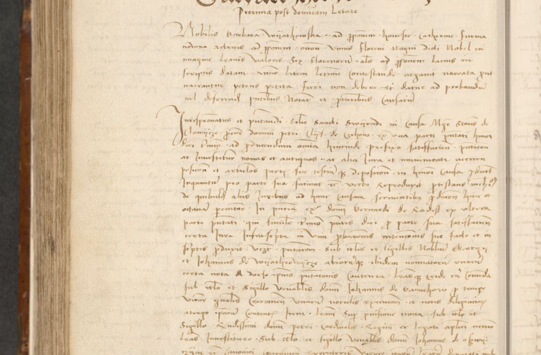 Zdjęcie nr 561 dla obiektu archiwalnego: [Acta actorum vicarialia coram Johanne de Goslaw]