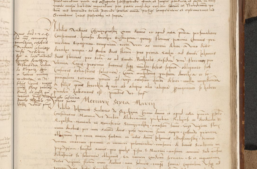 Zdjęcie nr 540 dla obiektu archiwalnego: [Acta actorum vicarialia coram Johanne de Goslaw]