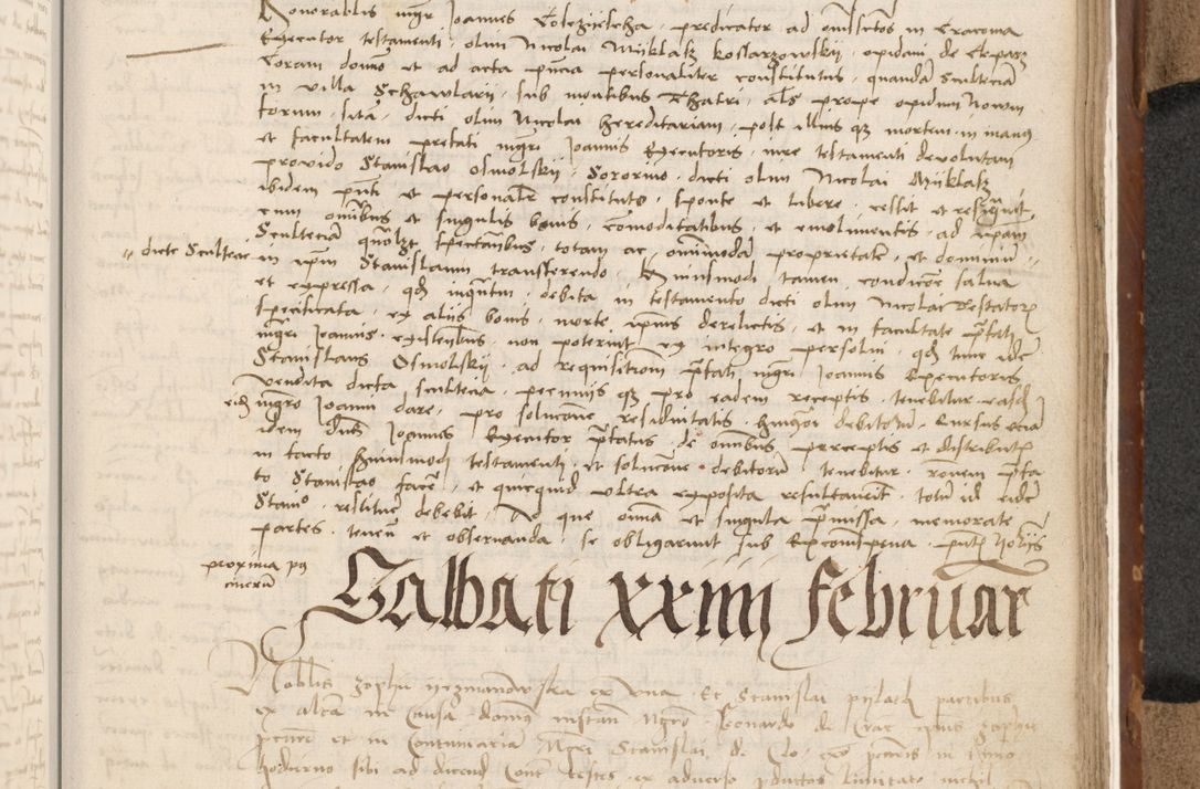 Zdjęcie nr 530 dla obiektu archiwalnego: [Acta actorum vicarialia coram Johanne de Goslaw]