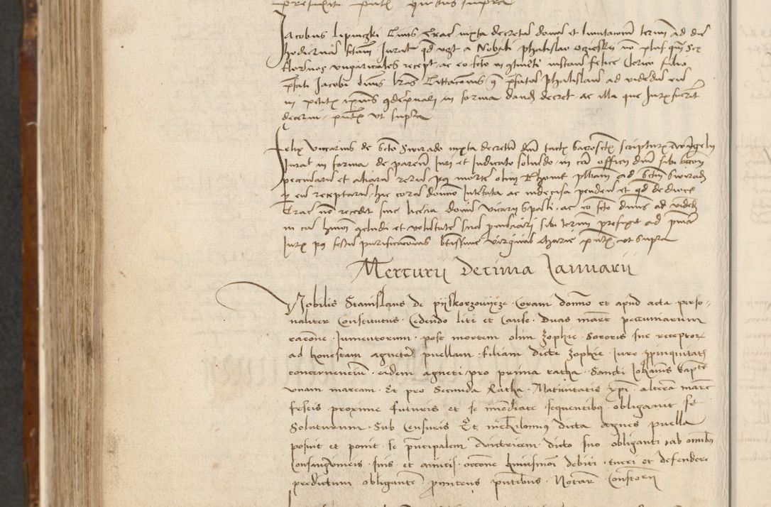 Zdjęcie nr 503 dla obiektu archiwalnego: [Acta actorum vicarialia coram Johanne de Goslaw]