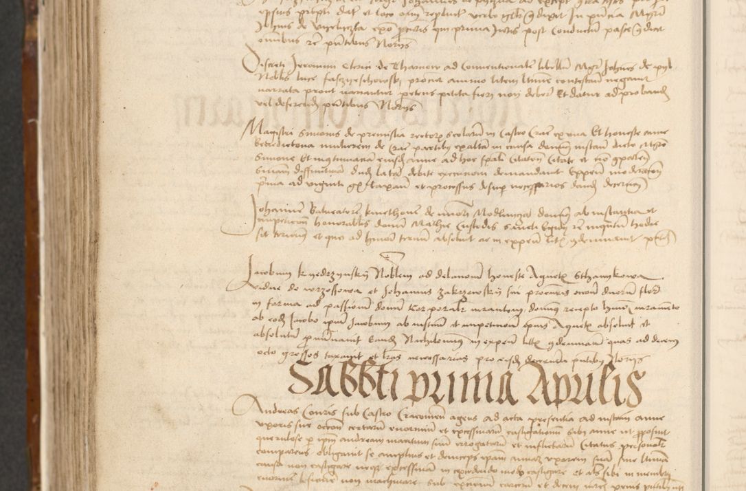 Zdjęcie nr 443 dla obiektu archiwalnego: [Acta actorum vicarialia coram Johanne de Goslaw]