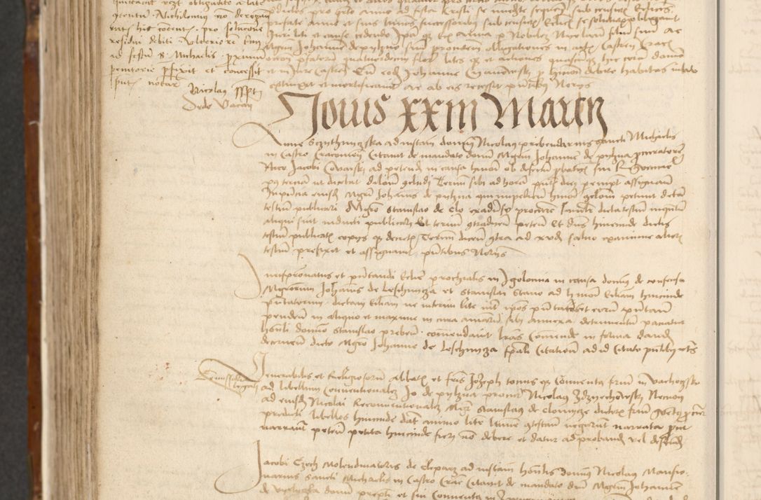 Zdjęcie nr 441 dla obiektu archiwalnego: [Acta actorum vicarialia coram Johanne de Goslaw]